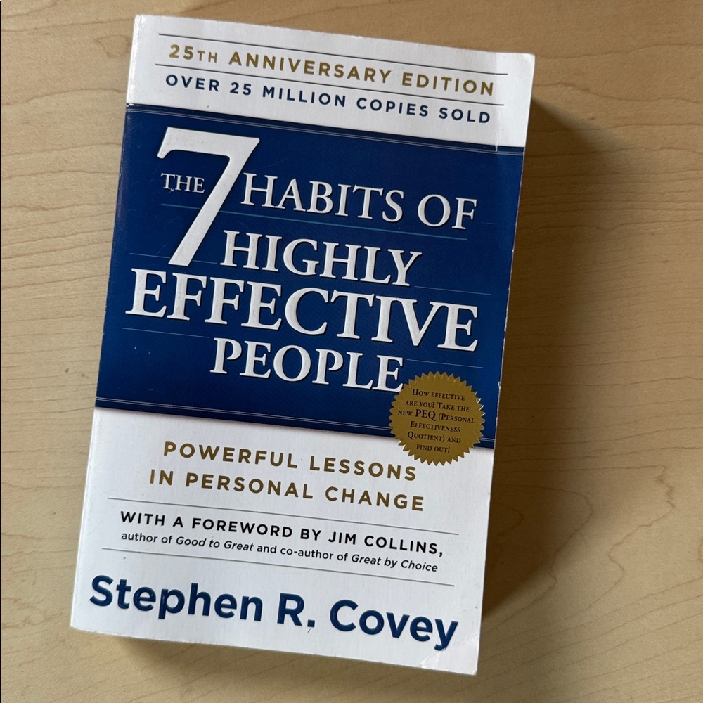 The 7 Habits of Highly Effective People Book